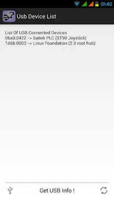 Usb Device List android App screenshot 1